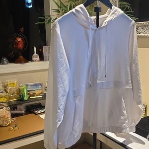 White Hooded Sweatshirt